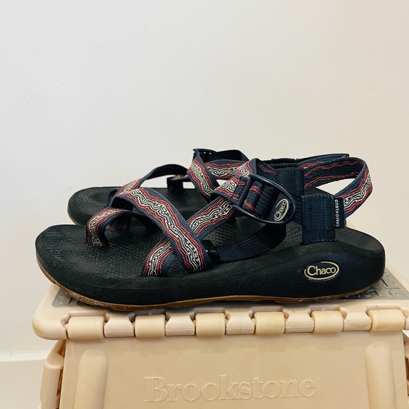 Chaco ZCloud 2 Men's Sandal red blue size 8 - Picture 2 of 8